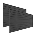 Slat Wall Panel Set Charcoal 2-Pack W6668