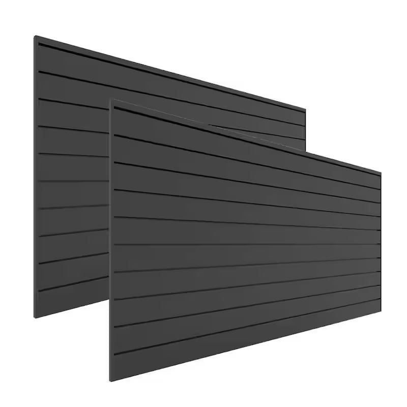 Slat Wall Panel Set Charcoal 2-Pack W6668