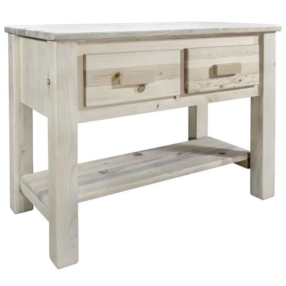 Wood Console Table with 2 Drawers S6134
