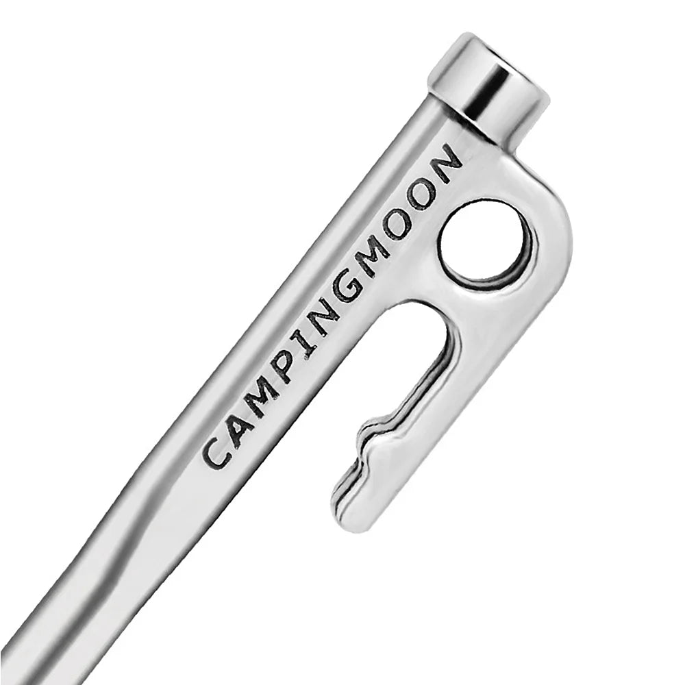 Steel Tent Stake with Hook and Hole Design I335427