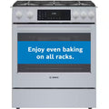 30 in. Slide-In Dual Fuel Range with Gas Stove and Electric Oven in Stainless Steel Q1299