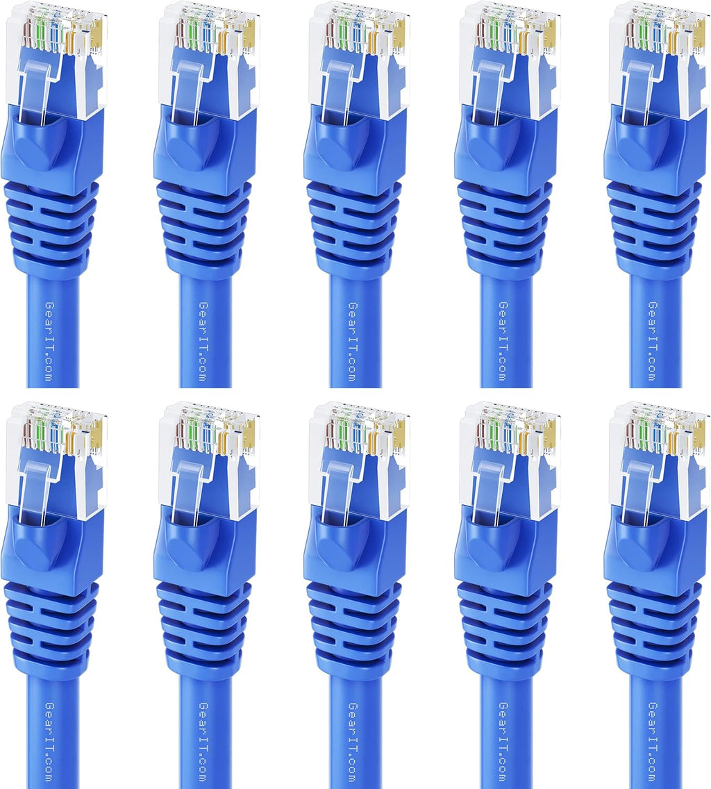 Cat 6 Ethernet Cable 100 ft (5-Pack) Blue P2534