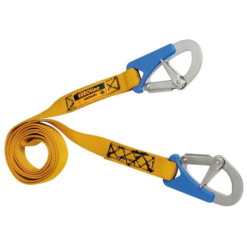 2m Lanyard with 2 Carabiners C50614