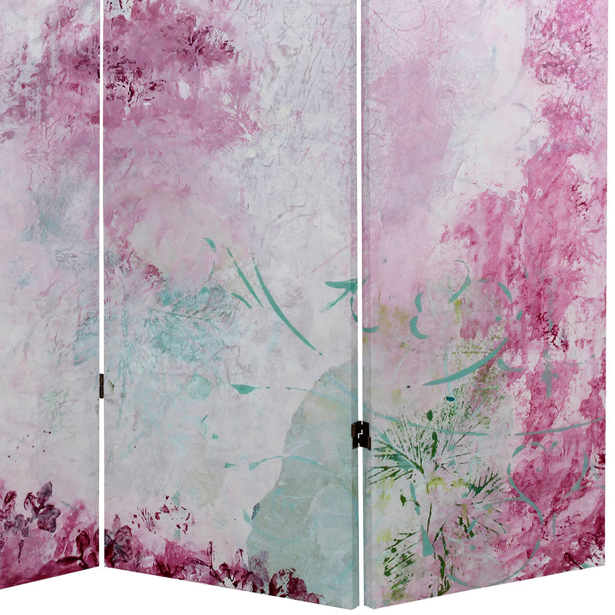 Pink Canvas Room Divider H71655
