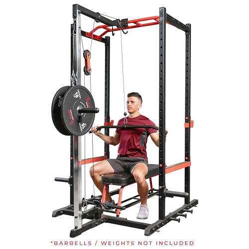 Strength Rack Power Cage with 1000 LB Weight Capacity U424