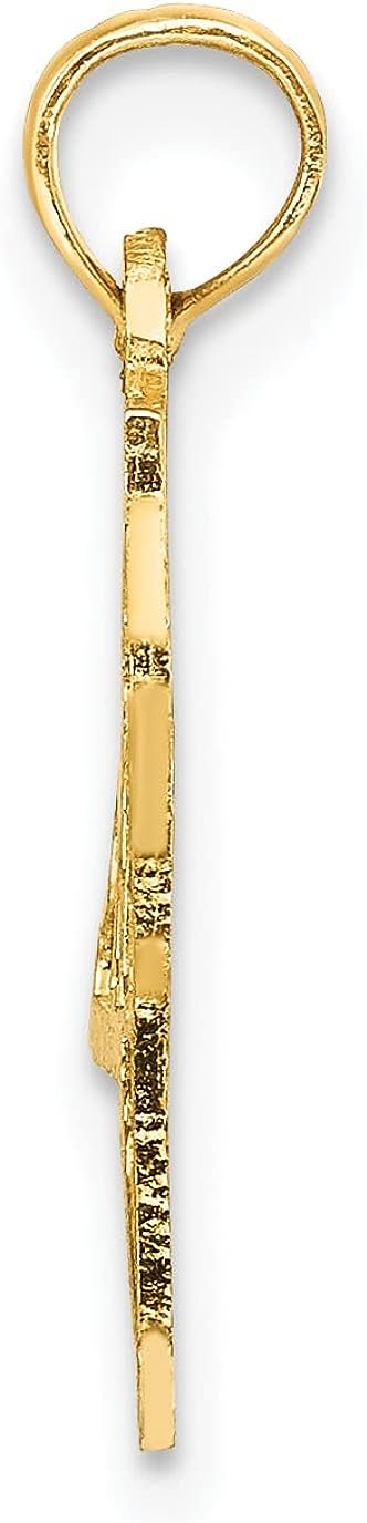 10K Yellow Gold New York State Pendant X2091