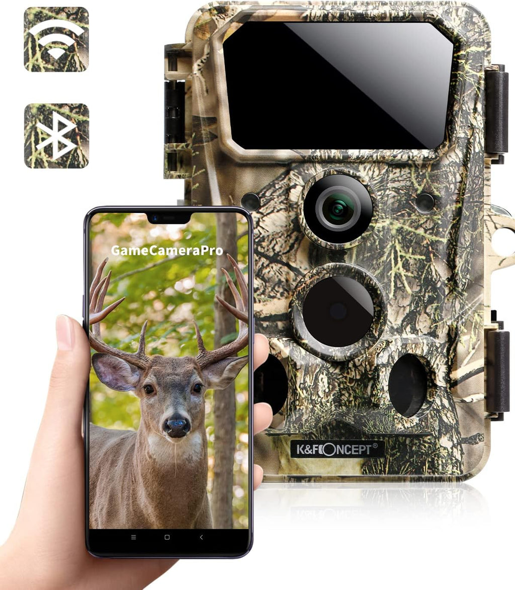16MP 1080P Trail Camera with 120° No Glow IR Night Vision U824