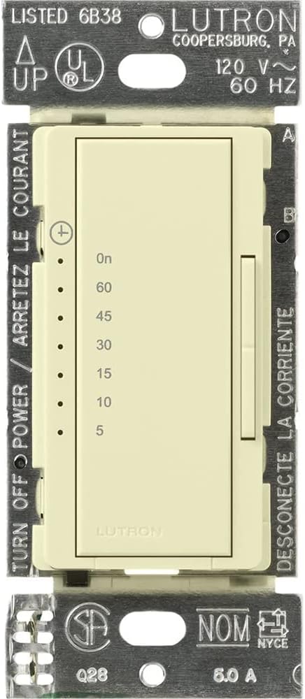 White Countdown Timer for Fans or Halogen and Incandescent Bulbs G381261