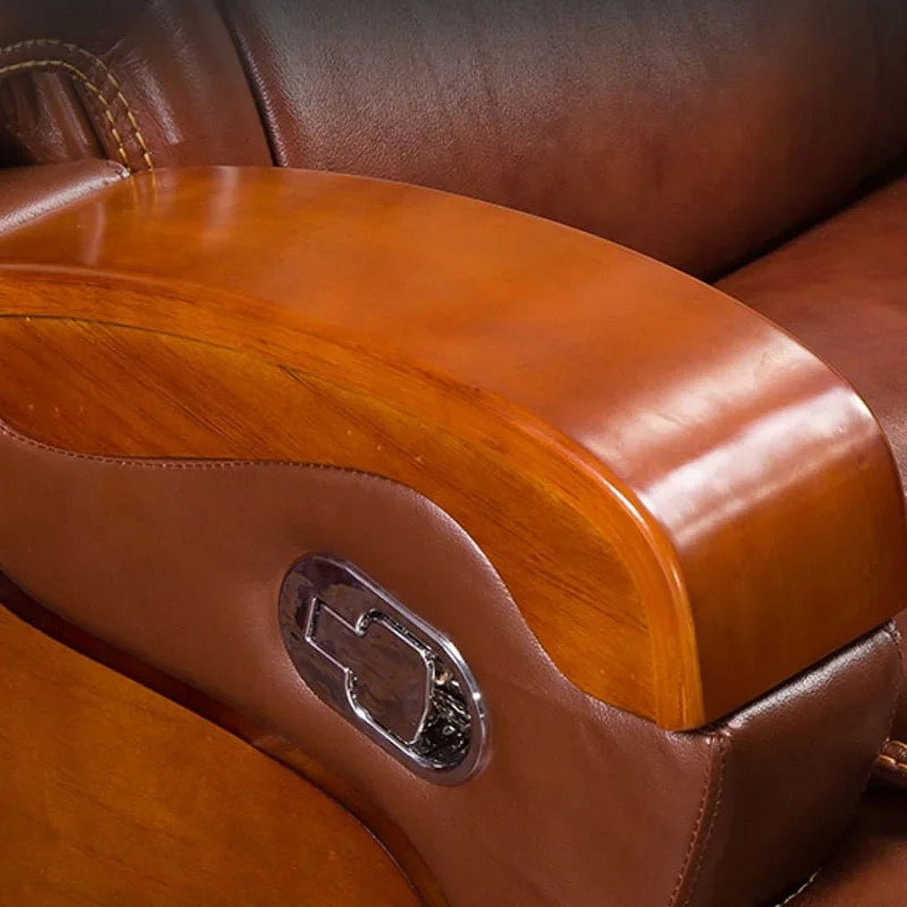 Leather Recliner Ergonomic Computer Massage Chair O46827