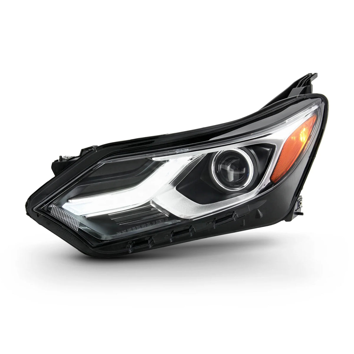 Chrome LED DRL Headlight Driver Left Side P4824