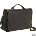 Leather Expandable Messenger J82665