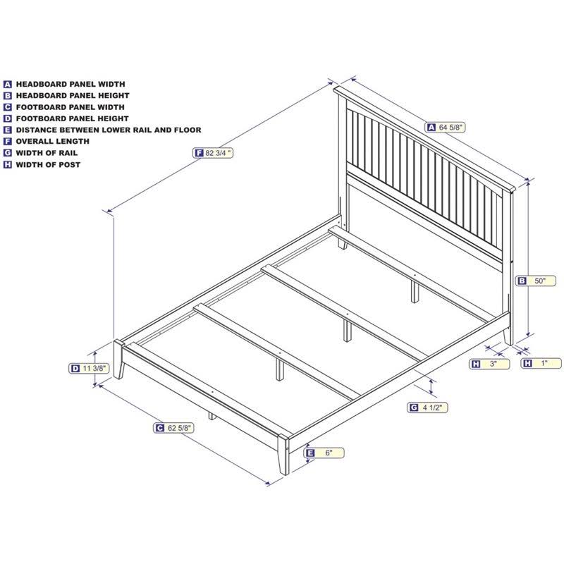 Espresso Queen Bed T749677