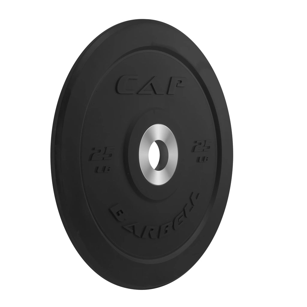25 lb Black Olympic Bumper Plate Z888