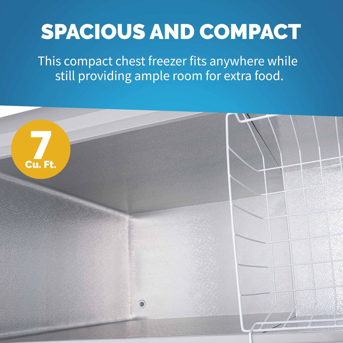 6.7 Cu. Ft. Compact Chest Freezer W16273