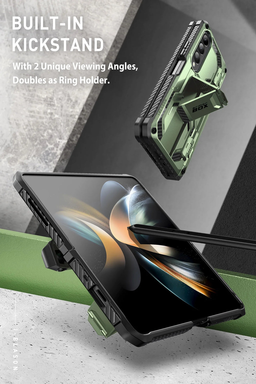 Dark Green Protective Cell Phone Case O5479