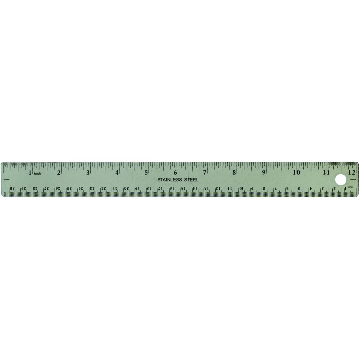 12 In. Stainless Steel Ruler W100468
