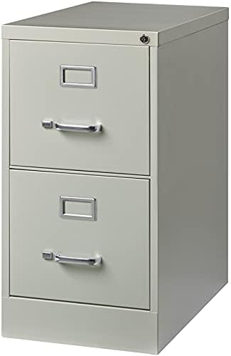 Light Gray 2-Drawer Vertical File Cabinet R1662