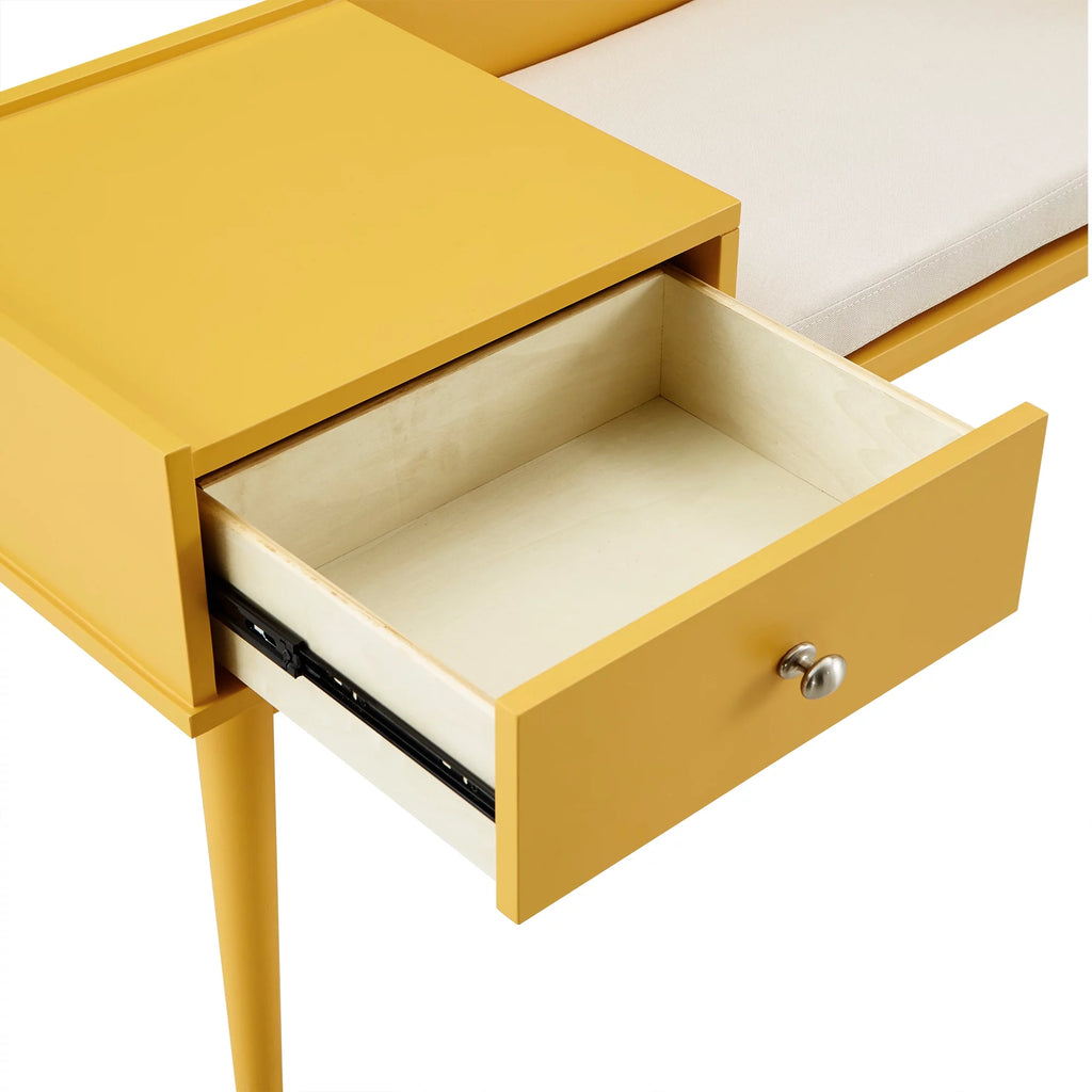 Wood Bench with 1 Drawer N91211