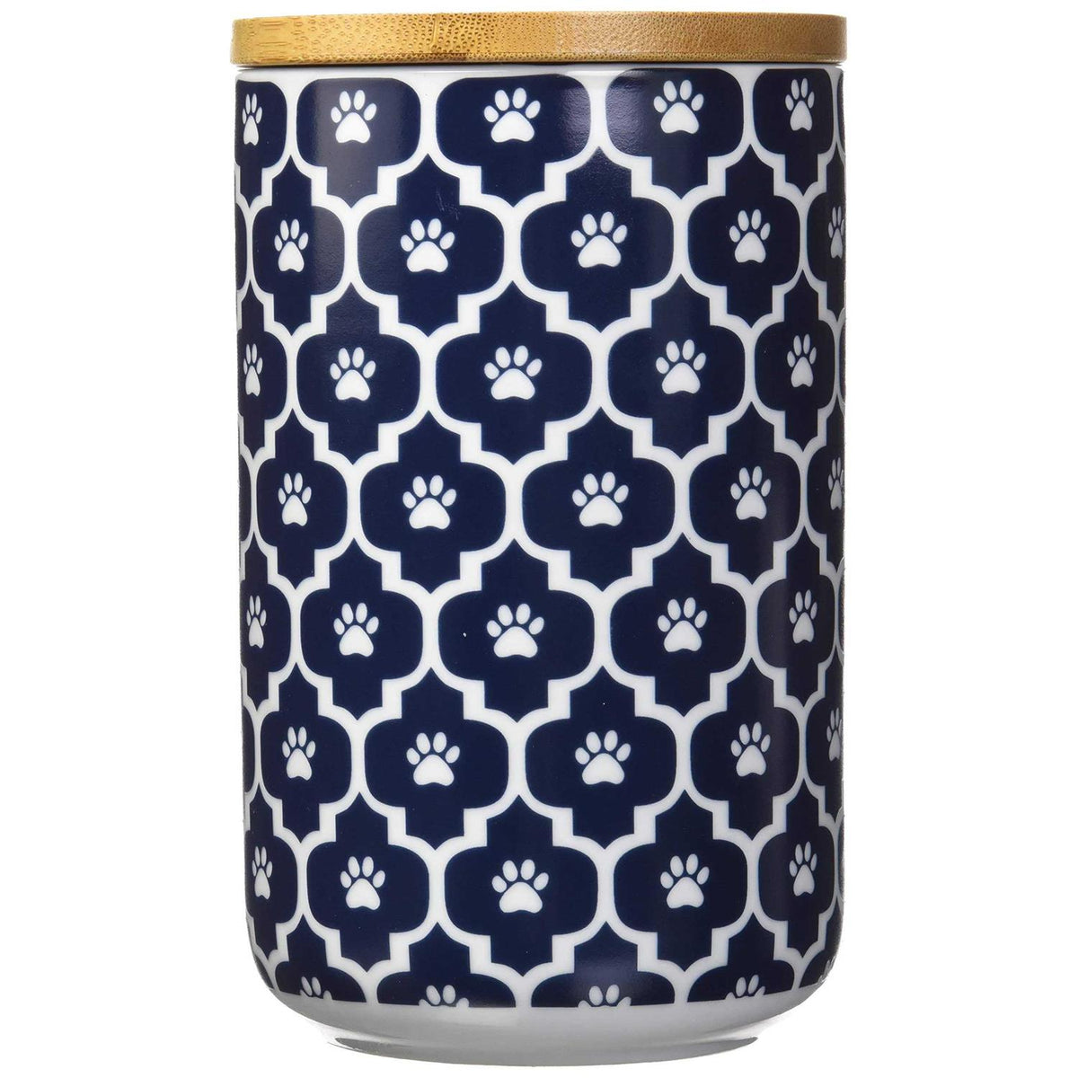 Nautical Blue Ceramic Treat Canister E397
