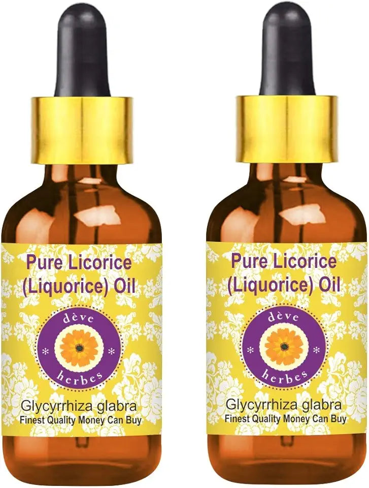 Pure Liquorice Oil with Glass Dropper 100ml X 2 G54276