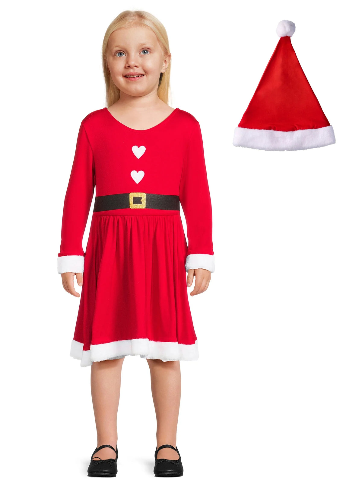 Santa Dress with Hat, 2-Piece I791269