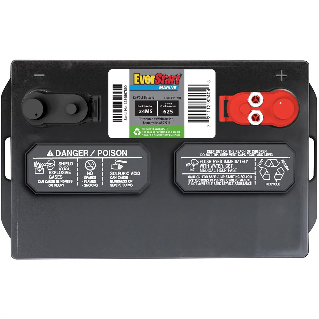 Lead Acid Marine Starting Battery Group Size 24MS 12 Volt 1000 MCA C2430