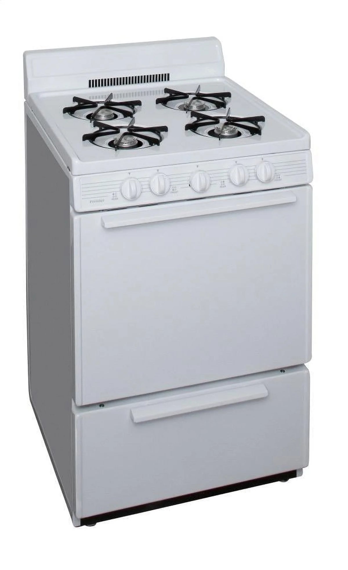 24" Free Standing Gas Range White S525