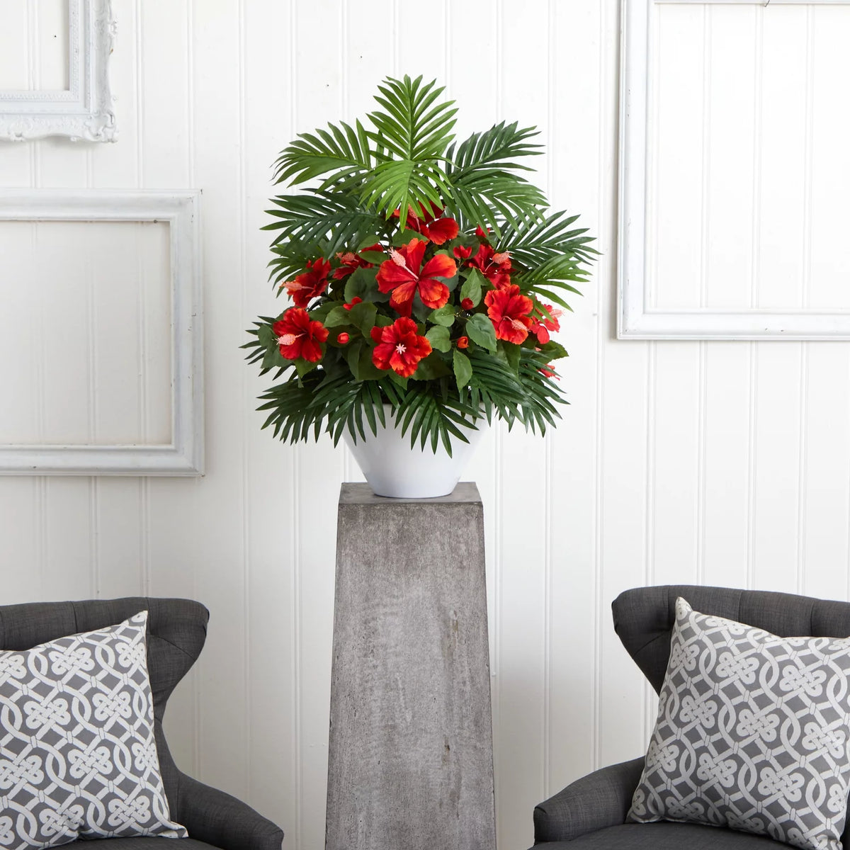 Artificial Plant in White Bowl A31850