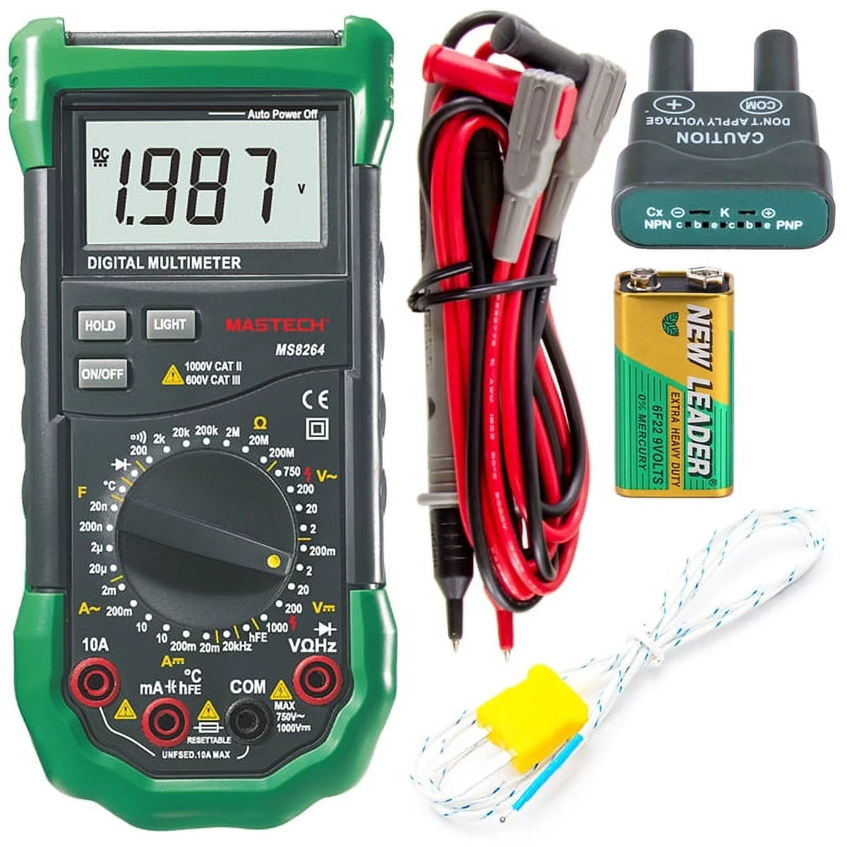 30-Range Digital Multimeter with Temperature Measurement Z259