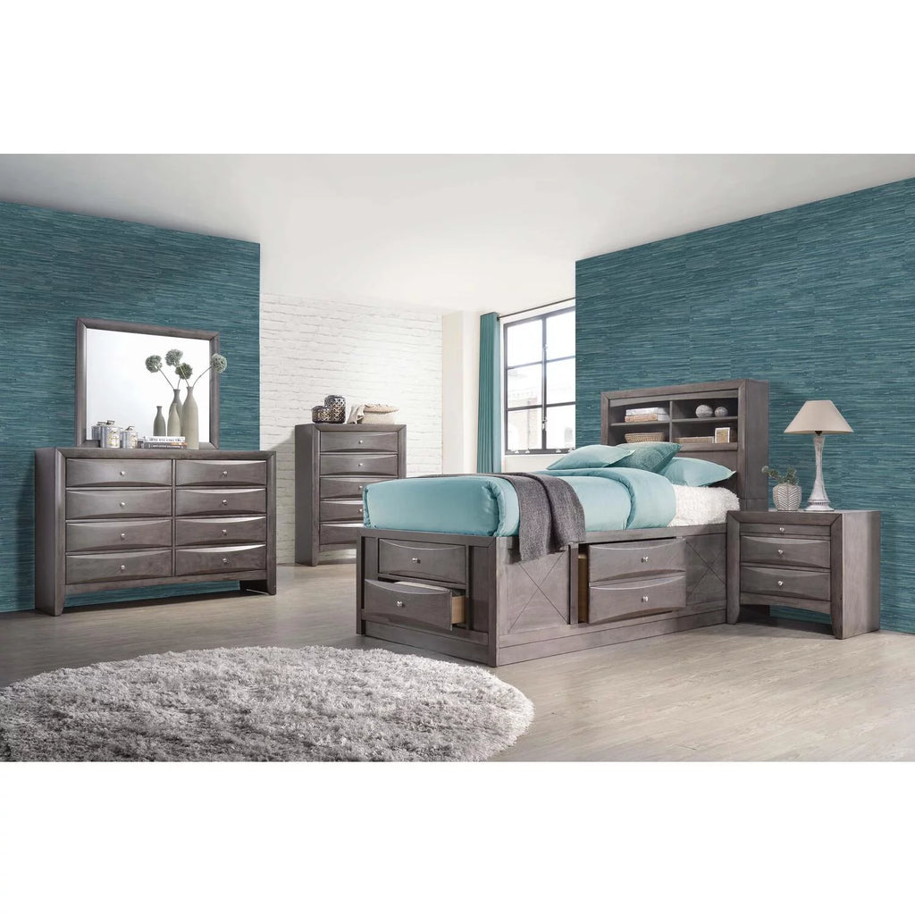 Twin Storage 6PC Bedroom Set D646839