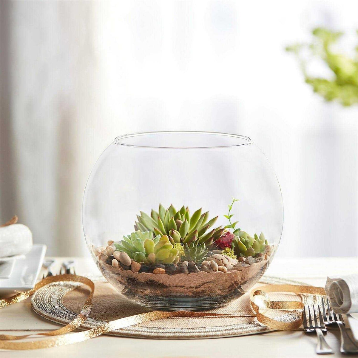 Glass Bubble Ball Bowl T6662
