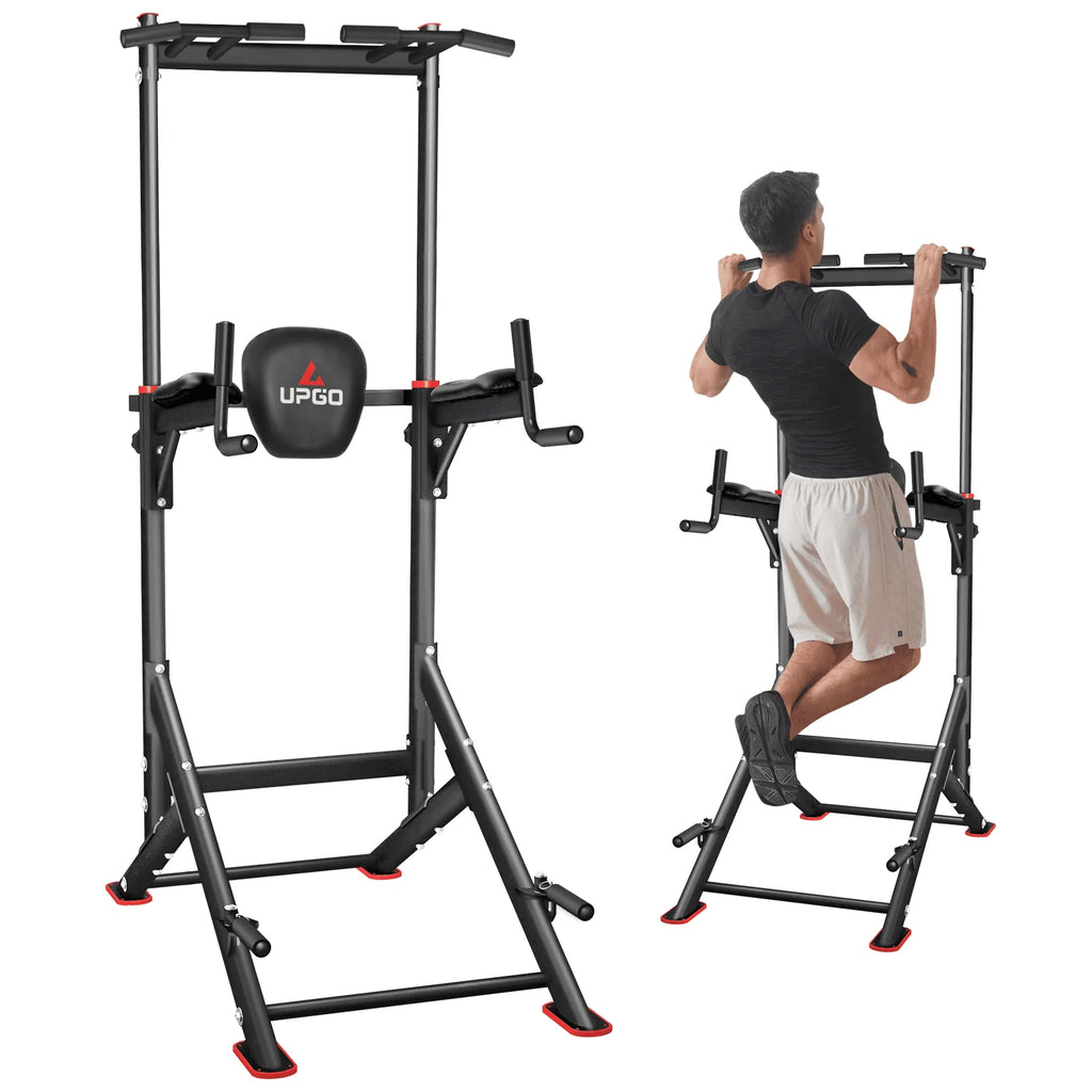 Adjustable Power Tower Dip Station Pull up Bar D913