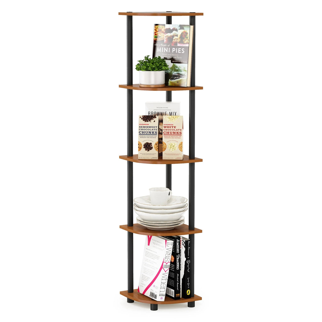 5 Tier Corner Display Rack Shelving Unit X802