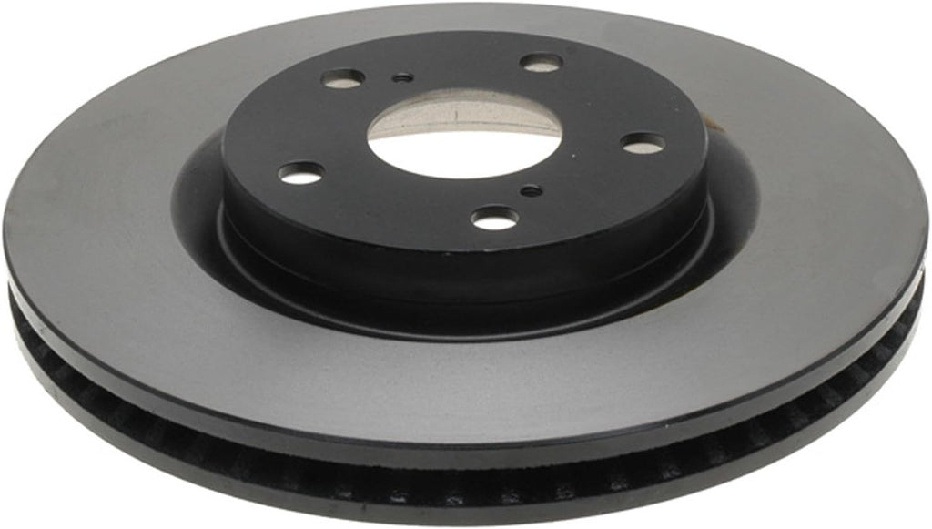 Black Front Disc Brake Rotor Pack of 2 I8898