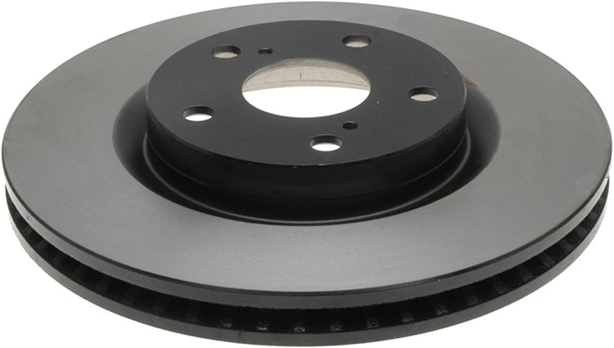 Black Front Disc Brake Rotor Pack of 2 I8898