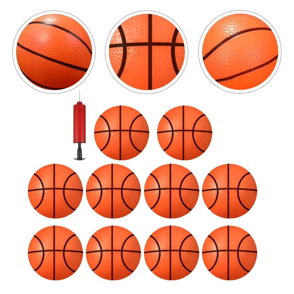 Mini Basketballs Inflatable Rubber Pool Hoops Set X4031