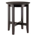 Espresso Brown Circular End Table N383