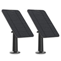 4W 5V Solar Panel with Wall Mount, 13.1ft Power Cable (2-Pack) J50909