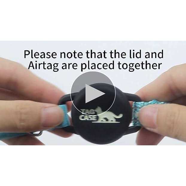 Airtag Cat Collar with Airtag Holder J8705