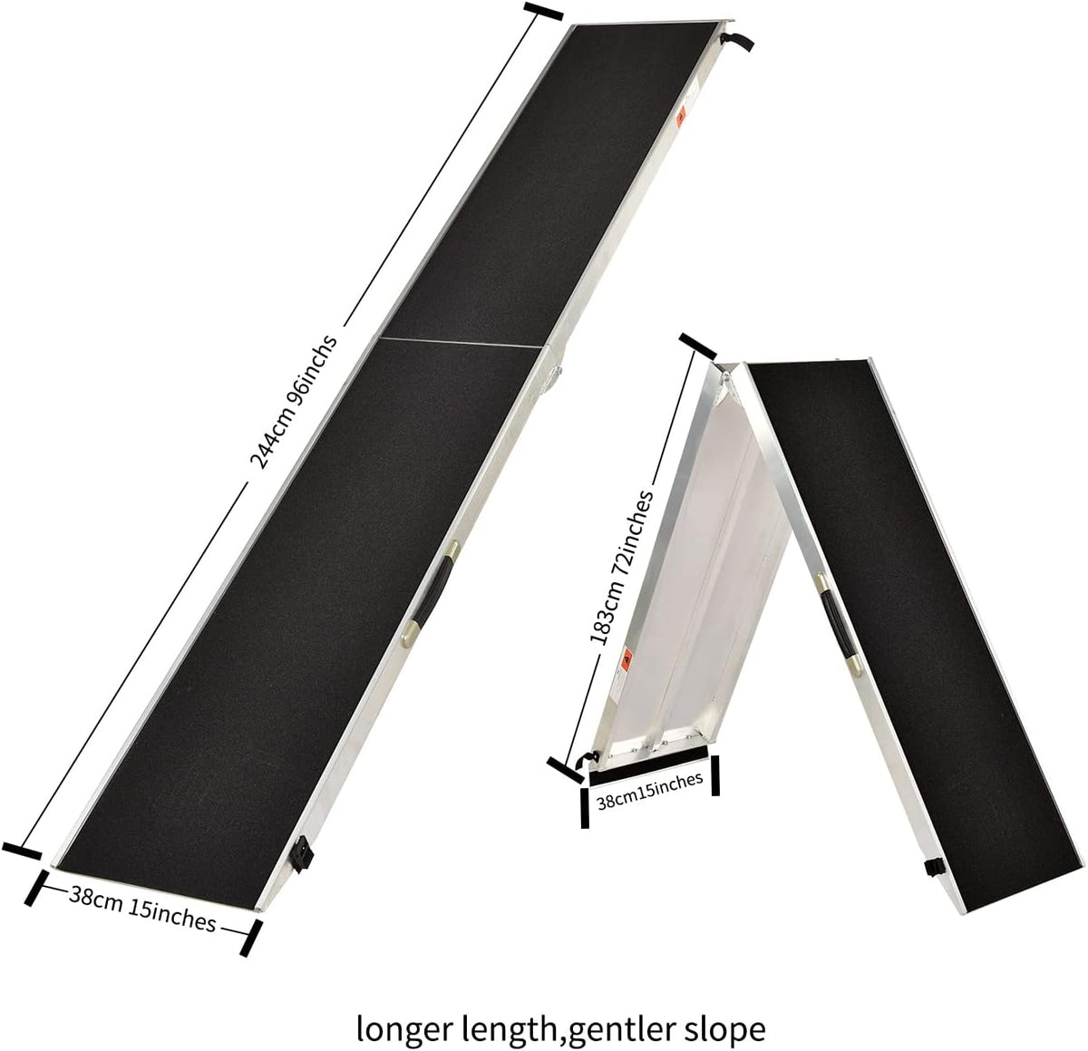 Silver Folding Aluminum Pet Ramp N817608