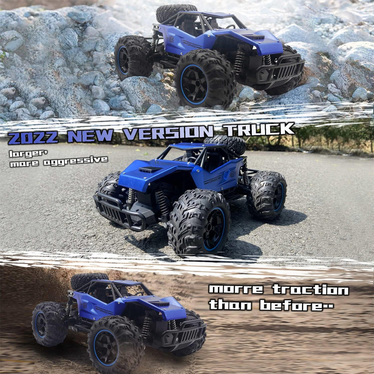 1:14 Scale Remote Control Monster Trucks with Metal Shell Alloy D495361