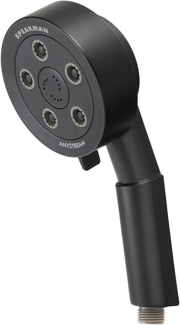 Matte Black Diverter Hand Shower Pack of 2 U715