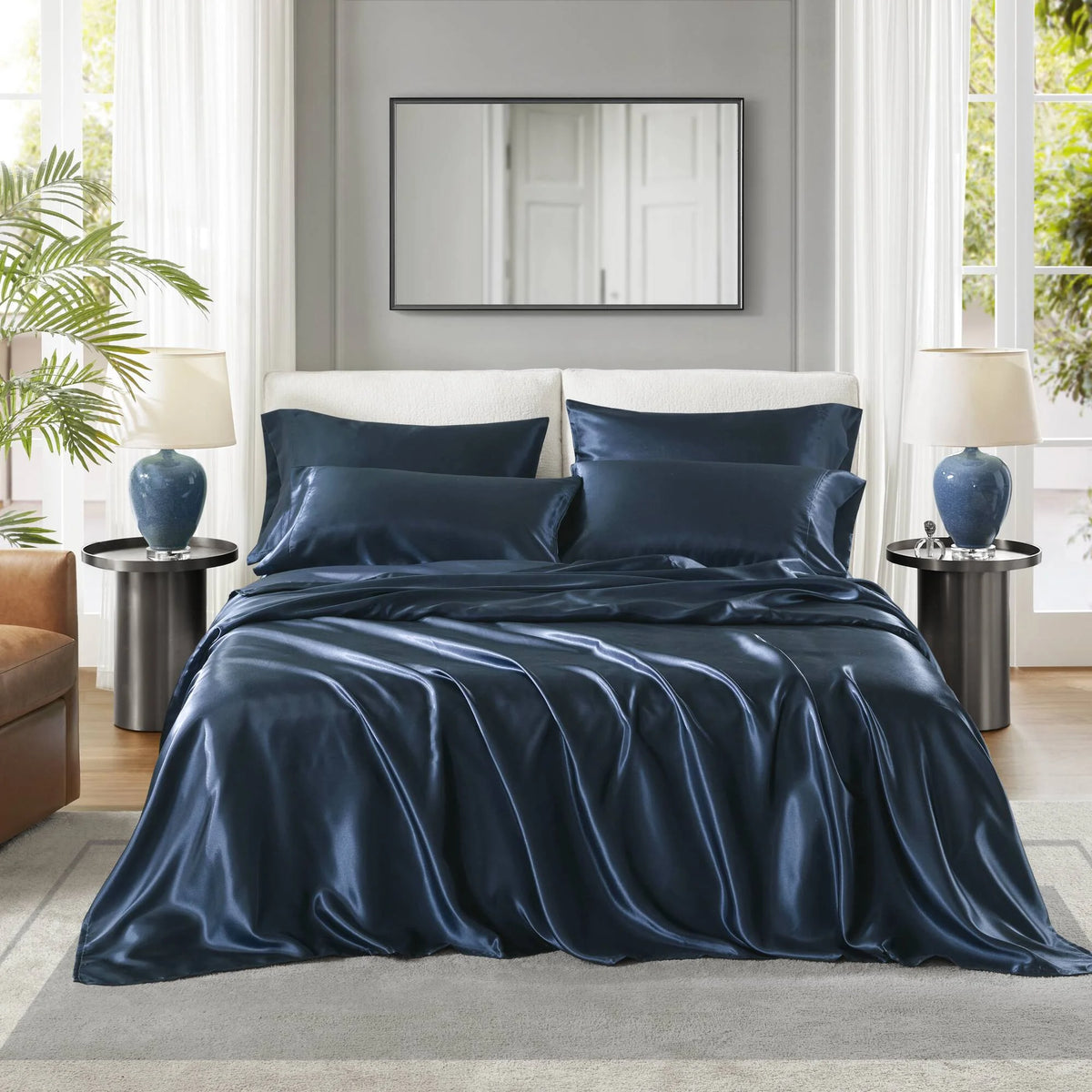 Satin Sheet Set Cal King V159