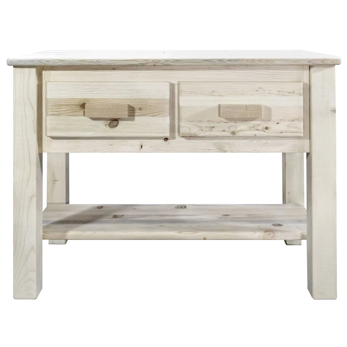 Wood Console Table with 2 Drawers S6134