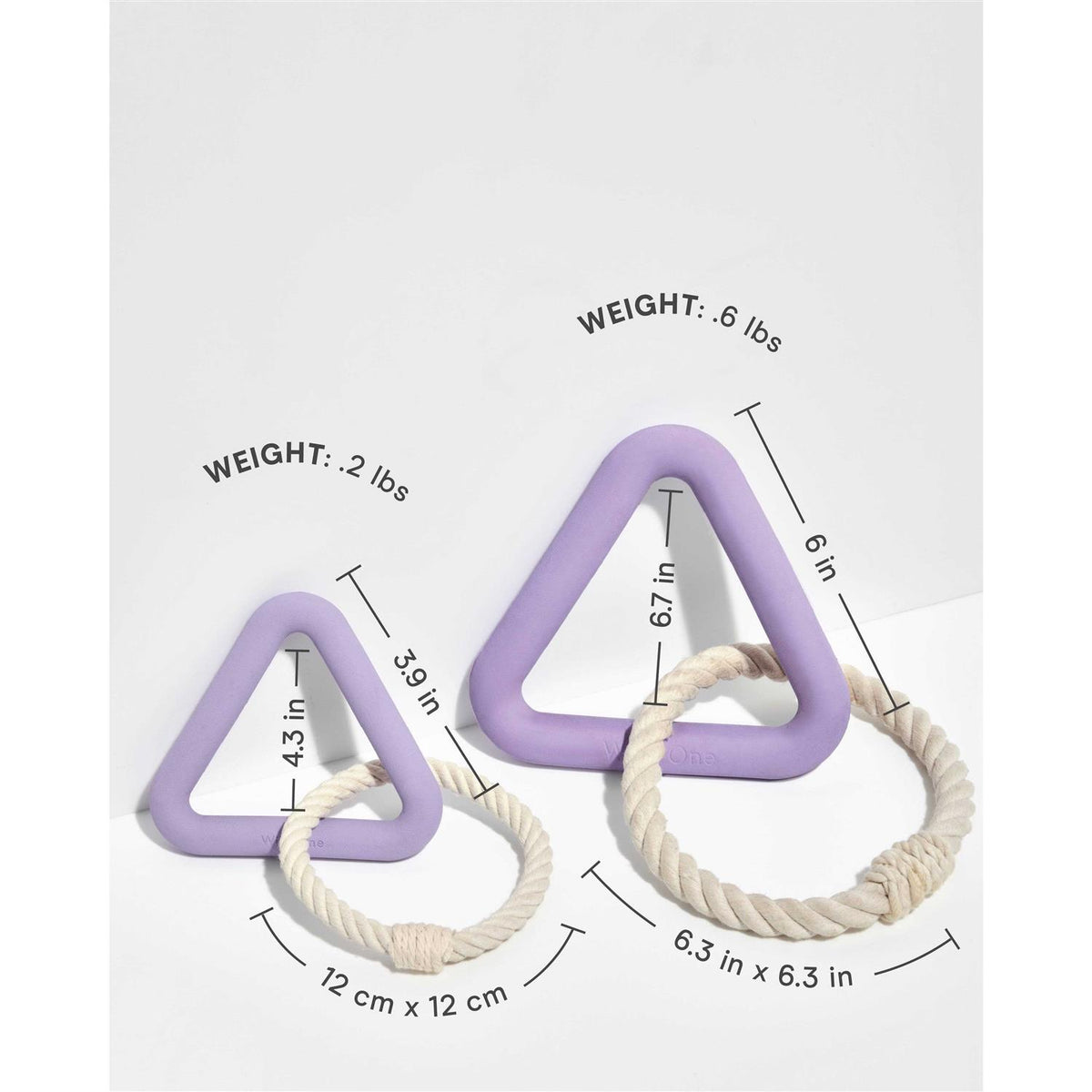 Triangle Tug Dog Toy D753153