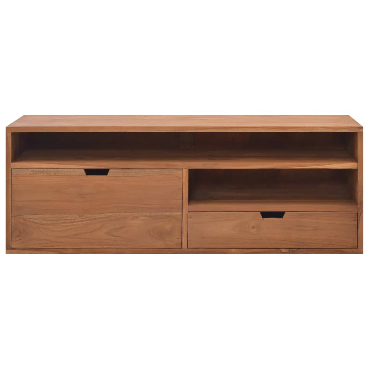 Teak Wood TV Cabinet with Storage Drawers and Shelf S866990
