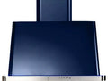 30 in. Midnight Blue Wall Mount Range Hood with 600 CFM Blower P7565