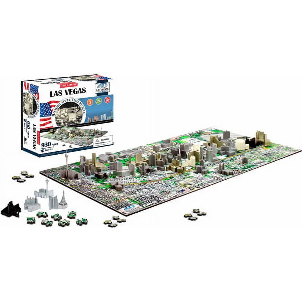4D Las Vegas Cityscape Time Puzzle N660