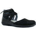 Black Crackle Velvet Raven Shoes Q683743