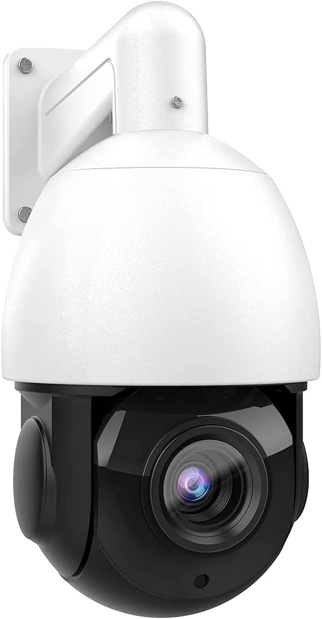 4K 8MP PTZ PoE IP Camera Speed Dome, 18x Optical Zoom, 165ft IR Night Vision, IP66 L86841